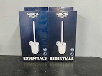 Grohe - essentials - toilet bruch set - badaccessoire (2x) - afbeelding 4 van  4