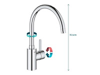Grohe - eurosmart cosmopolitan 32843dc0 - keukenmengkraan - afbeelding 2 van  7