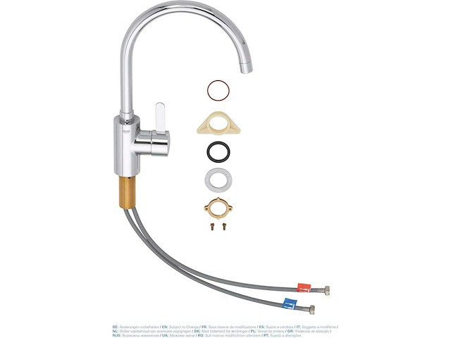 Grohe - eurosmart cosmopolitan 32843dc0 - keukenmengkraan - afbeelding 3 van  7