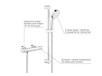 Grohe - grohtherm 800 cosmopolitan (34768000) - - thermostatische doucheset (comfortset) - afbeelding 3 van  9