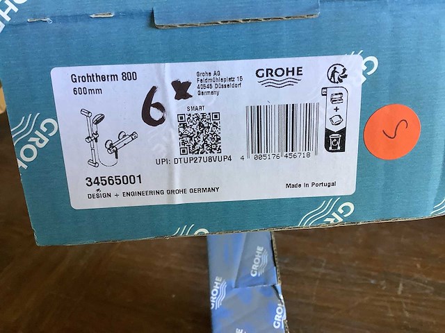 Grohe - grotherm 800 - douchekraan thermostatisch - afbeelding 3 van  4