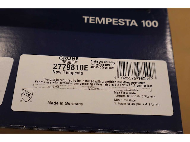 Grohe - new tempesta 100 - - handdouche set (2x) - afbeelding 3 van  5