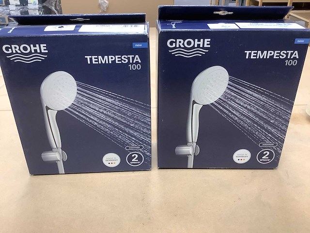 Grohe - new tempesta 100 - 2779810e - handdoucheset (2x) - afbeelding 3 van  3