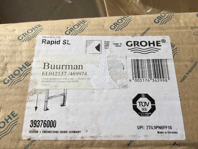 Grohe - rapid sl - reservoir voor urionoir - afbeelding 2 van  3