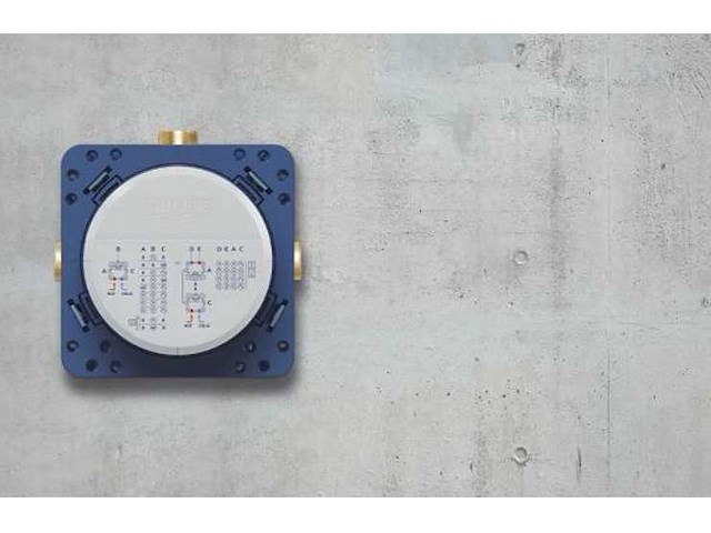 Grohe - rapido smartbox (35600000 vd) - universeel inbouwdeel / basisgarnituur voor douches en baden - douchekraan (2x) - afbeelding 1 van  9