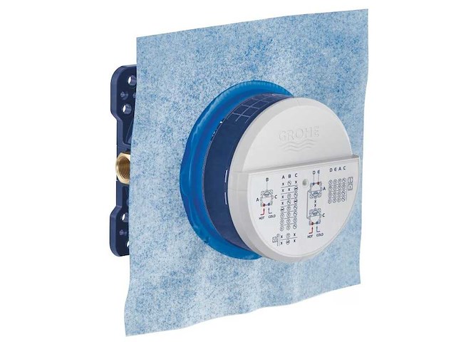 Grohe - rapido smartbox (35600000 vd) - universeel inbouwdeel / basisgarnituur voor douches en baden - douchekraan (2x) - afbeelding 4 van  9