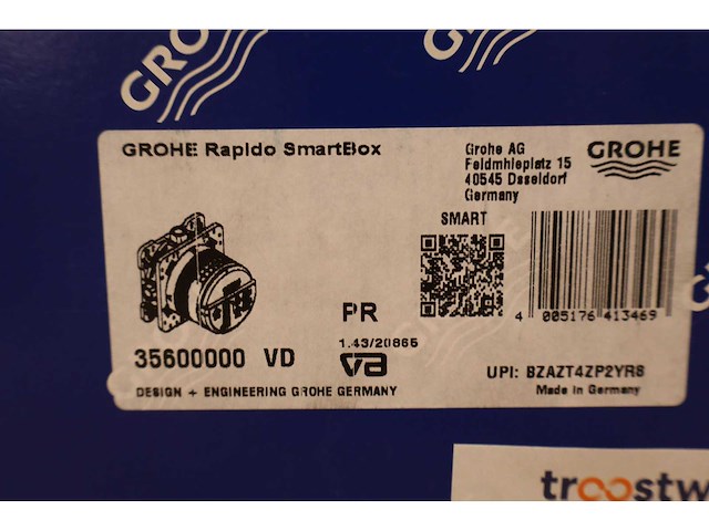 Grohe - rapido smartbox (35600000 vd) - universeel inbouwdeel / basisgarnituur voor douches en baden - douchekraan (2x) - afbeelding 6 van  9