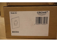 Grohe - skate air - bedieningsplaat - spoelplaat voor inbouwreservoir (4x) - afbeelding 1 van  5