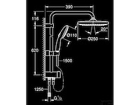 Grohe - vitalio - regendouche - afbeelding 2 van  8