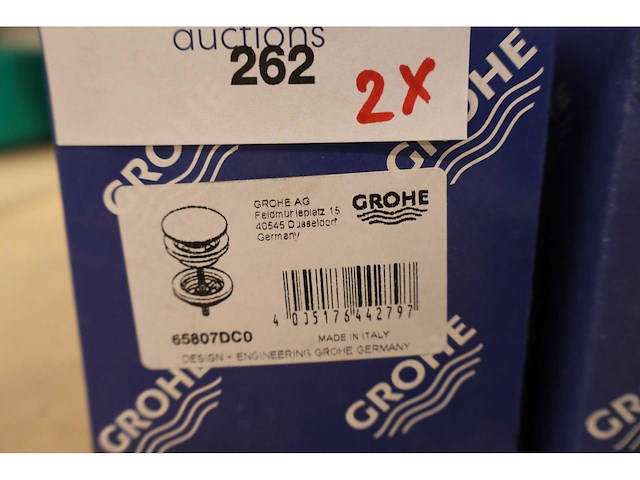 Grohe - waste set - 2 uitvoeringen - wastafel (2x) - afbeelding 7 van  11
