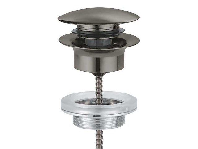 Grohe - waste set met push open plug - - push-open afvoerplug clickwaste (4x) - afbeelding 1 van  7