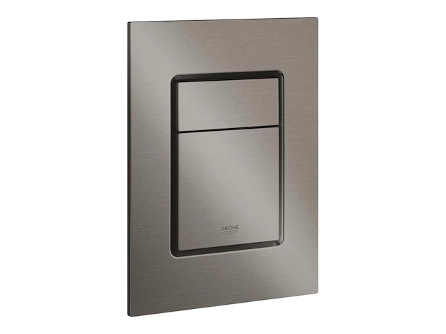 Grohe 37535al0 drukplaat antraciet - brushed hard graphite - afbeelding 1 van  3