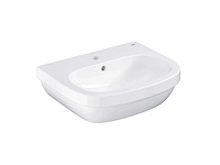 Grohe 39336000 euro wastafel 550mm wit met. kraangat + overloop - afbeelding 3 van  5