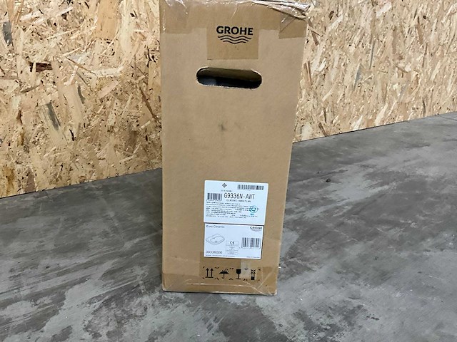 Grohe 39336000 euro wastafel 550mm wit met. kraangat + overloop - afbeelding 4 van  5