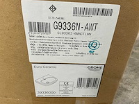 Grohe 39336000 euro wastafel 550mm wit met. kraangat + overloop - afbeelding 5 van  5