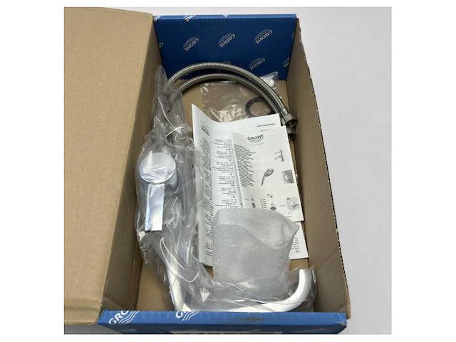 Grohe allure chrome marine mixer tap single lever high output - 23076000 - afbeelding 3 van  7