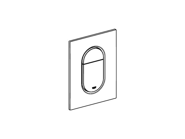 Grohe arena cosmopolitan s bedieningspaneel hard graphite - afbeelding 3 van  3