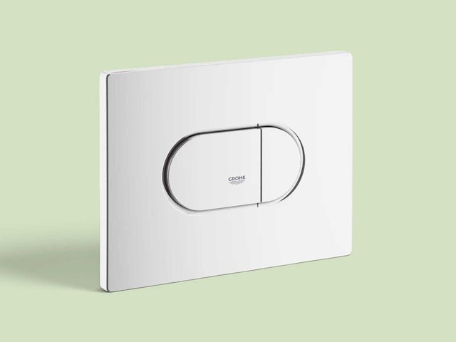 Grohe arena horizontal bedieningspaneel wit - afbeelding 1 van  2