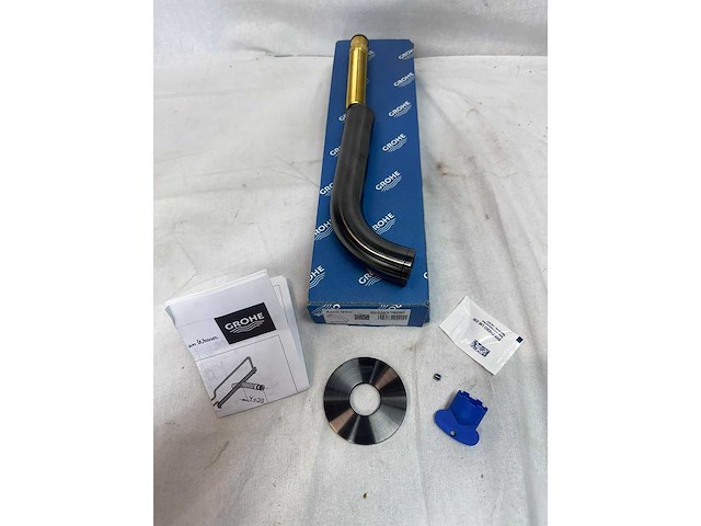 Grohe atrio new hard graphite brushed baduitloop (3x) - afbeelding 2 van  5