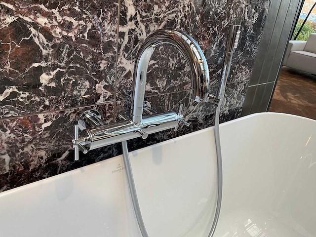 Grohe bad thermostaatkraan met handdouche - afbeelding 3 van  4