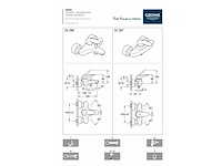 Grohe badkraan wave chroom 15 cm - afbeelding 2 van  6
