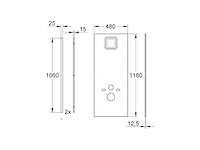 Grohe beplating wandcloset - afbeelding 2 van  3