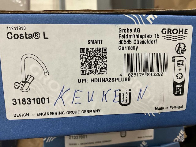 Grohe costa l 31831001 keukenmengkraan - afbeelding 3 van  3