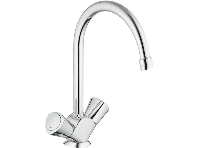 Grohe costas keukenmengkraan hoge uitloop chroom - afbeelding 1 van  2
