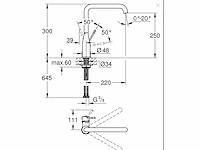 Grohe essence new 30269dl0 keukenmengkraan - afbeelding 2 van  5