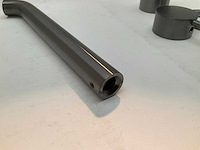 Grohe essence new brushed hard graphite wastafelmuurkraan - afbeelding 5 van  6