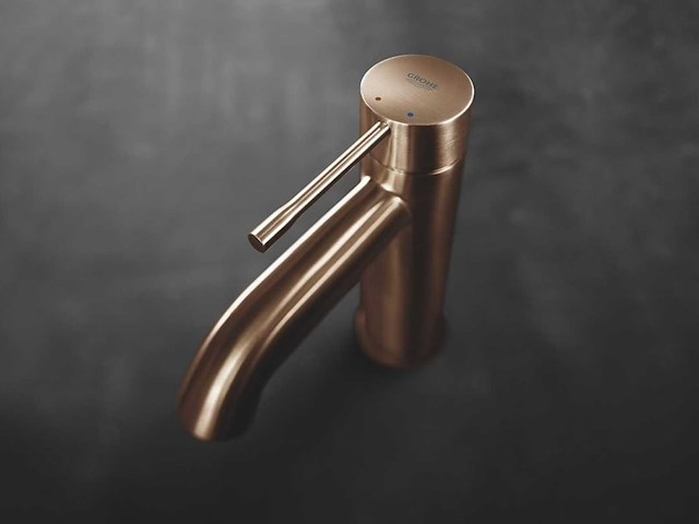 Grohe essence s wastafelkraan brushed warm sunset - afbeelding 2 van  8