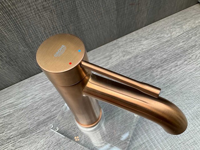 Grohe essence s wastafelkraan brushed warm sunset - afbeelding 4 van  9
