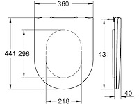 Grohe essence softclose toiletzitting (6x) - afbeelding 3 van  5