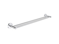 Grohe essentials dubbele handdoekhouder chroom - afbeelding 1 van  3
