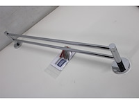 Grohe essentials dubbele handdoekhouder chroom - afbeelding 3 van  3