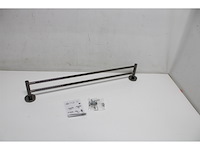 Grohe essentials handdoekhouder dubbel 60cm hard graphite