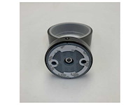 Grohe essentials wall holder anthracite hard graphic - 40369a01 - afbeelding 3 van  4