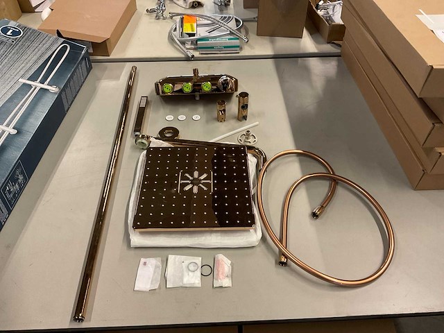 Grohe euphorbia smart control thermostatische regendoucheset - afbeelding 1 van  8