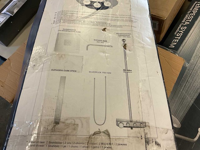 Grohe euphorbia smart control thermostatische regendoucheset - afbeelding 6 van  8