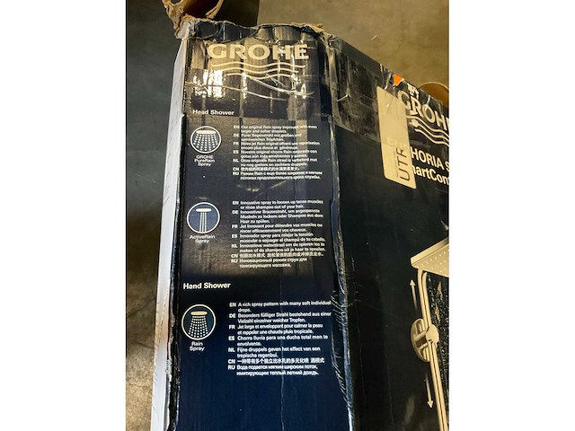 Grohe euphorbia smart control thermostatische regendoucheset - afbeelding 8 van  8