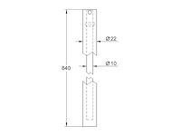 Grohe euphoria 15cm kortere douchepijp chroom - afbeelding 2 van  2
