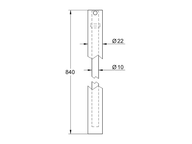 Grohe euphoria 15cm.kortere douchepijp chroom - afbeelding 2 van  2