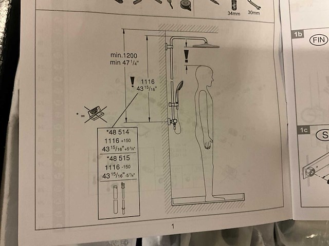 Grohe euphoria system 310 regendouche - afbeelding 4 van  4