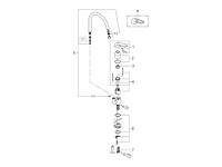 Grohe euro special keukenkraan hoge uitloop chroom - afbeelding 3 van  3