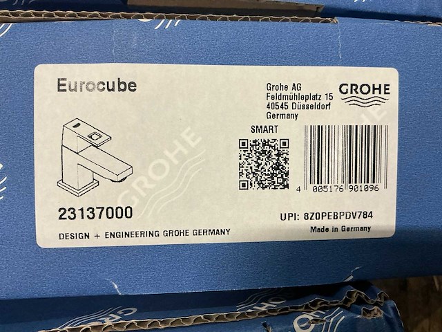 Grohe eurocube 23137000 wastafelkraan (5x) - afbeelding 2 van  3