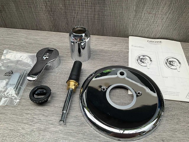Grohe eurodisc 19518000 eenhendel badthermostaat opbouwdeel - afbeelding 2 van  7