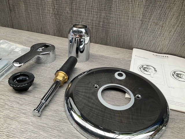 Grohe eurodisc 19518000 eenhendel badthermostaat opbouwdeel - afbeelding 6 van  7