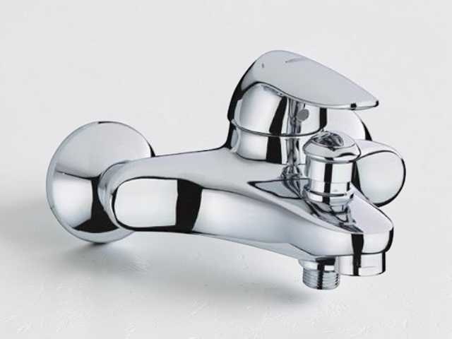 Grohe eurodisc bad/douche thermostaatkraan chroom - afbeelding 1 van  7