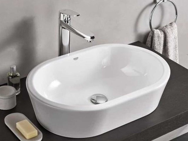Grohe eurodisc cosmopolitan wastafelkraan hoog - afbeelding 3 van  7