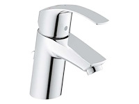 Grohe eurosmart s-size 1-hende lwastafelmengkraan chroom vaste uitl. m.waste - afbeelding 1 van  4